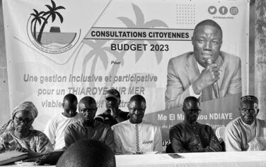 Thiaroye sur mer: citizen consultation within the framework of the elaboration of the communal budget
